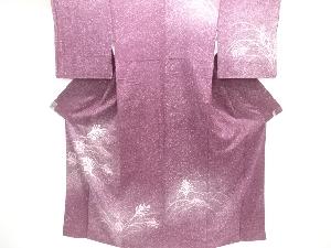 のり散らしにススキ模様訪問着